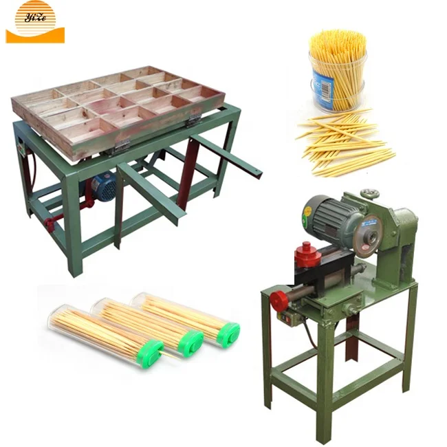 Automatic wooden skewer making machine bamboo toothpick machine maker