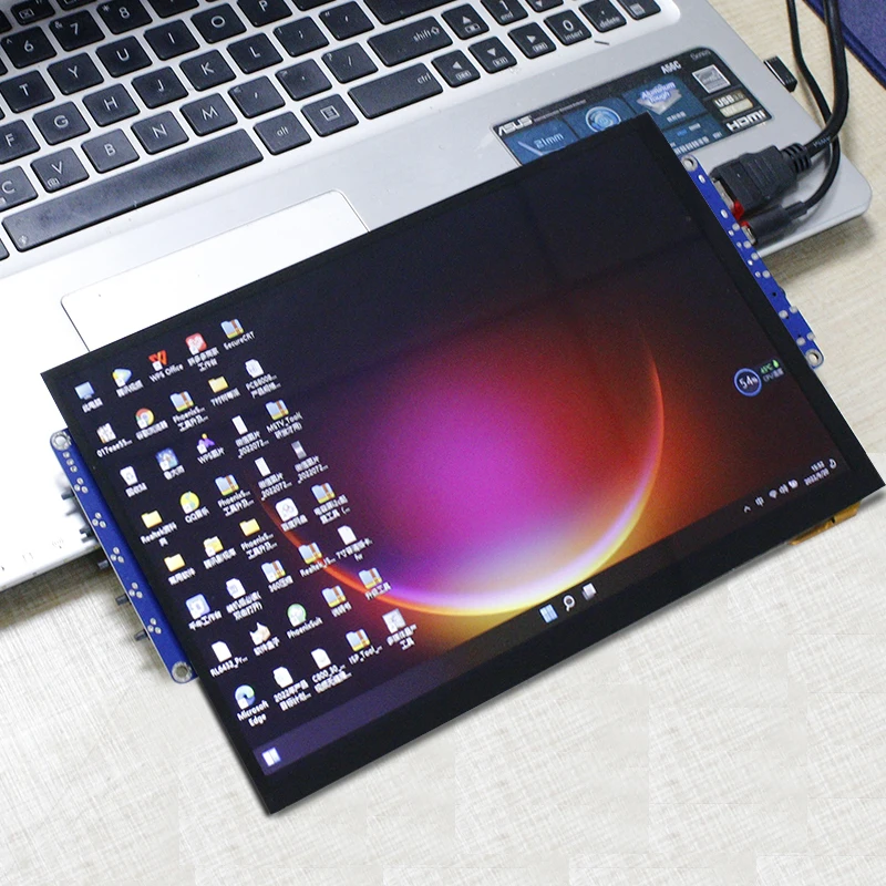 10.1 inch raspberry pi driver-free lcd screen custom hd-mi usb vga interface industrial lcd display
