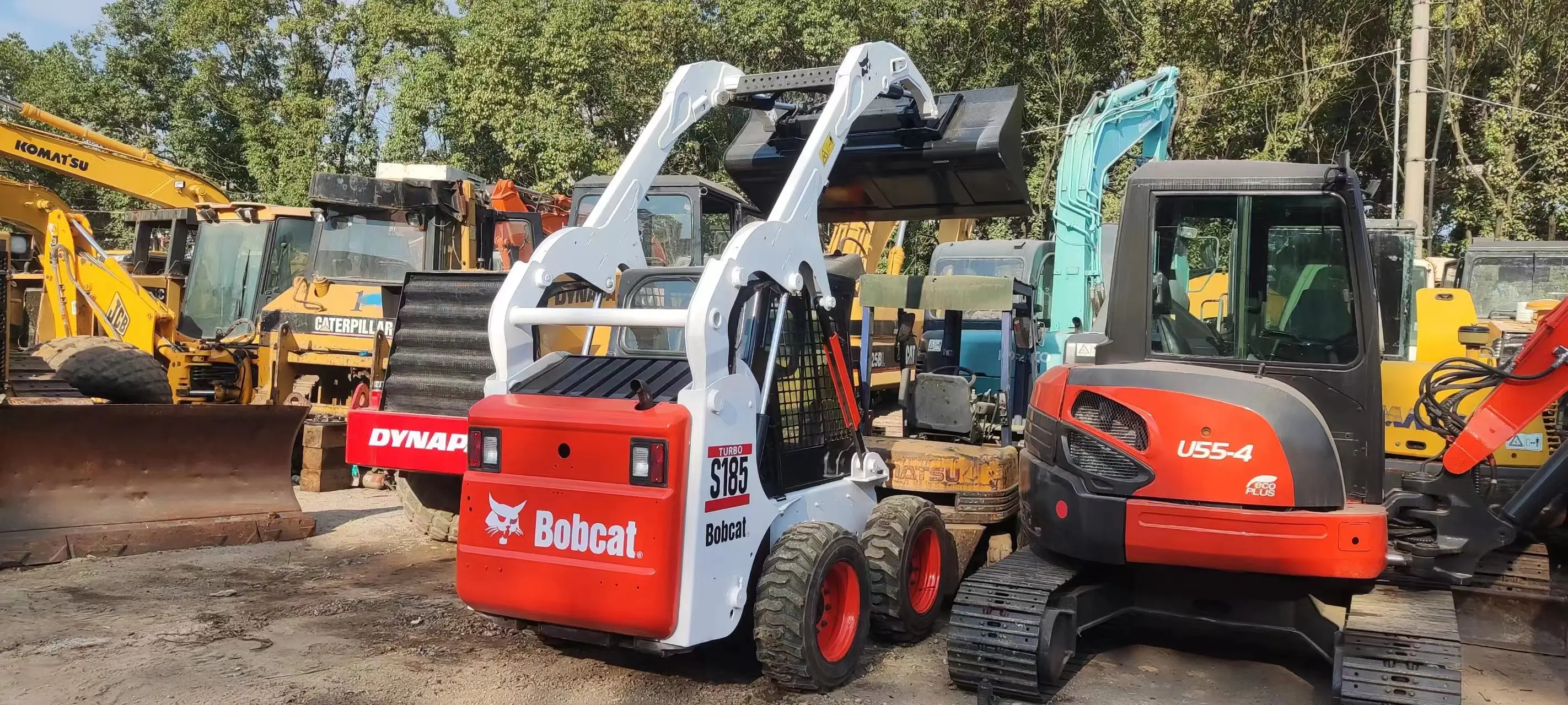 BOBCAT S185 skid steer loader power wheels skid steer loaders in good condition for sale
