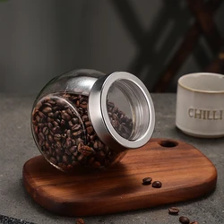 Hot Selling  Rotate Lid candy jar Kitchen jars for spices Spice Seasoning Bottle Jar