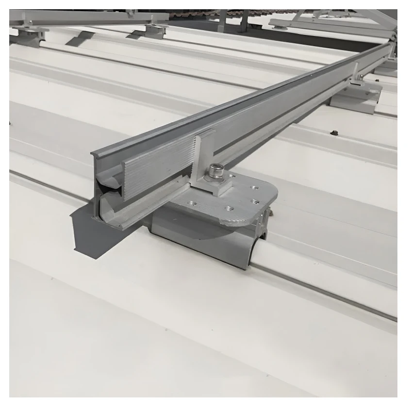 High Quality PV Racking Panel Mounting Brackets Solar Aluminum Rail For Solar Mounting System Grounding Screw Mounting
