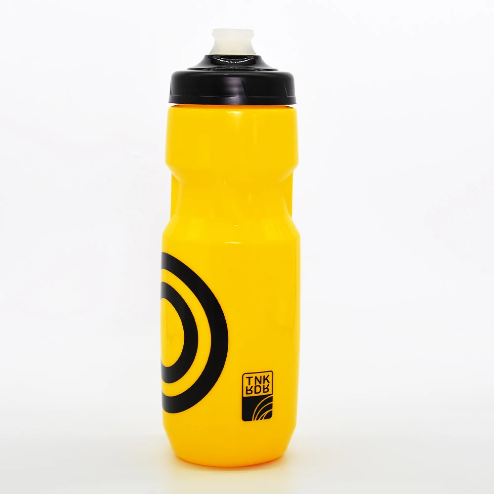 
ThinkRider Plastic Logo Customized 610/710ml Bicycle Kettle BPA customize Bike sport water bottle 