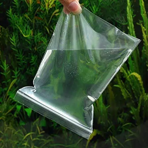 Большой прочный пластиковый пакет на молнии из полиэтилена LDPE KS009 С одноразовым подставкой для хранения пищевых продуктов герметичный и