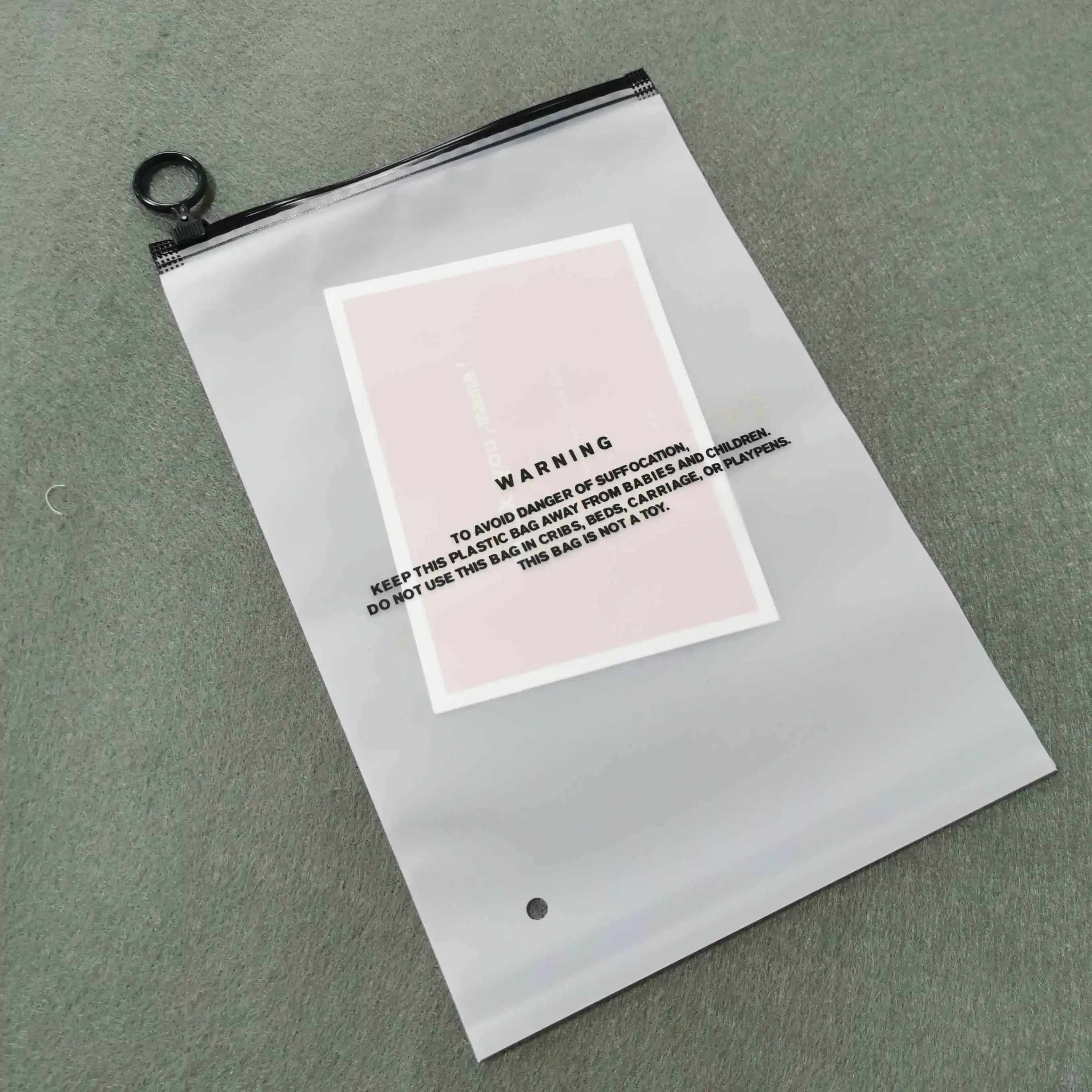 Пластиковый подарочный пакет с нарисованной лентой, пластиковый упаковочный пакет на молнии