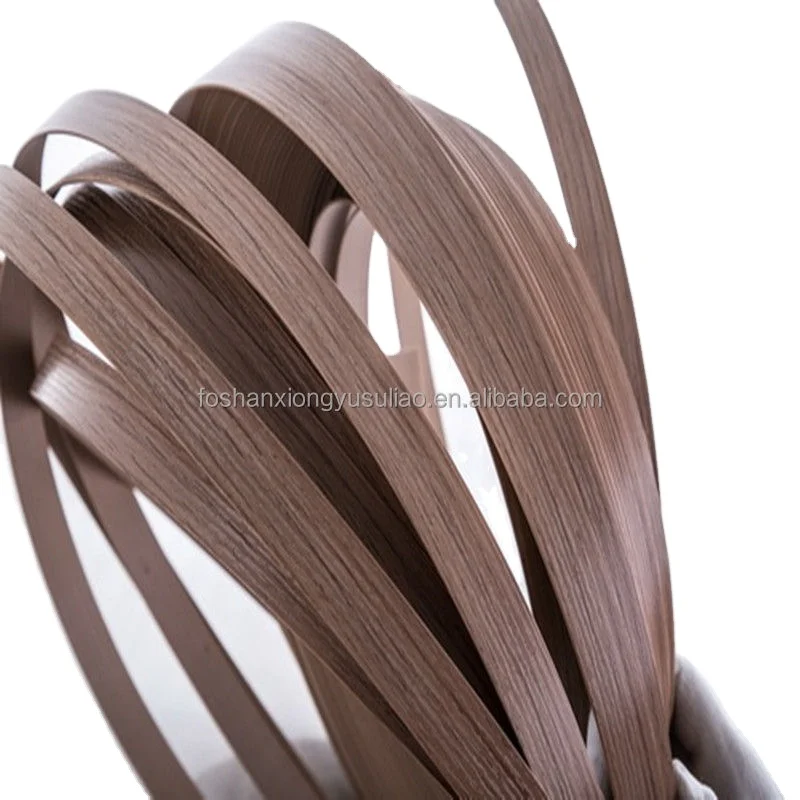 China product thickness uniformity plastic door edge strips high gloss pvc edge banding edge banding home furniture