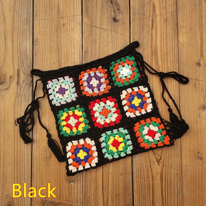 2024 New Colorful Handmade Beach Clothes Bikini Cover Up Hand Crochet Bikini Swim Mini Skirt Luxury Embroidered Bikini Cover Up