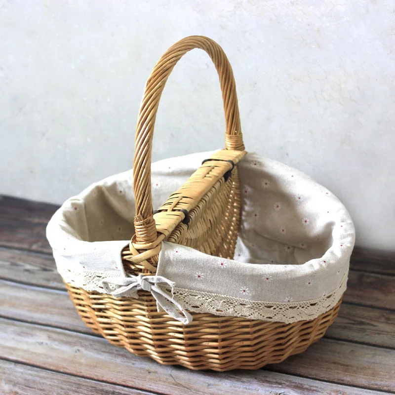 SanWei Minimalist Style Gift Baskets In Bulk Wicker  Picnic Basket  Wicker Baskets