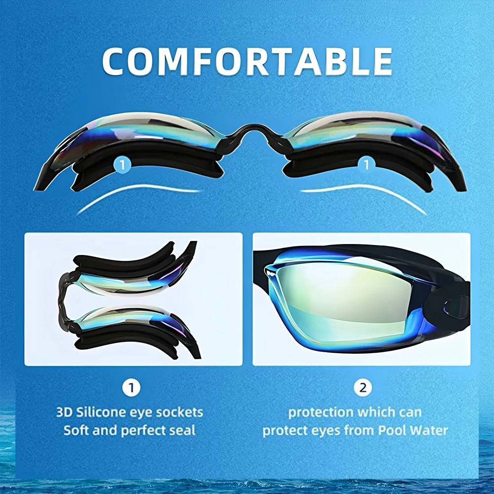 manufacturer racing girls big prescription cheap quality view pool sports Swimming Glasses Goggles