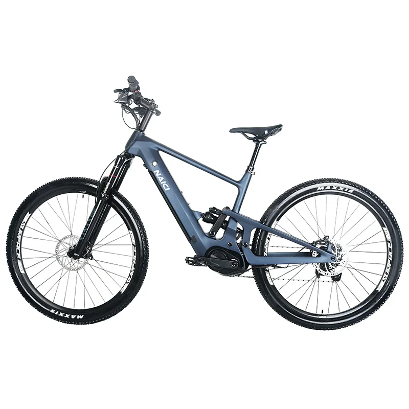 29Inch Vacuum Tire Mountain Ebike Naicisports Rudder Full Suspension Bafang Display Dropper Seat Post City Ebike