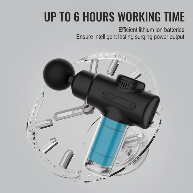 Mini Electric Percussion Vibration Full Body Massager Deep Tissue Fascia OEM Muscle Massage Gun