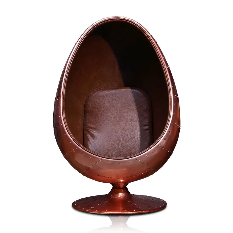 Lee west stereo pod Alpha shell chairs modern swivel livingroom chair leisure lounge fiberglass speaker chair with ottoman
