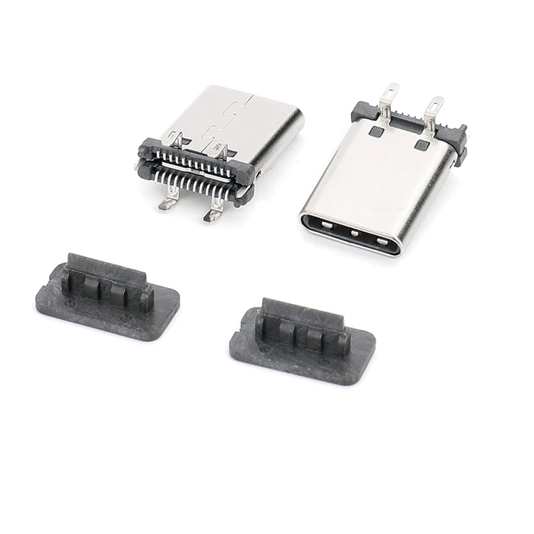 9pin 16pin 24pin charing female sunk plated usb c connector for PCB micro usb 3.1 3.0 2.0 connector type c usb connector socket