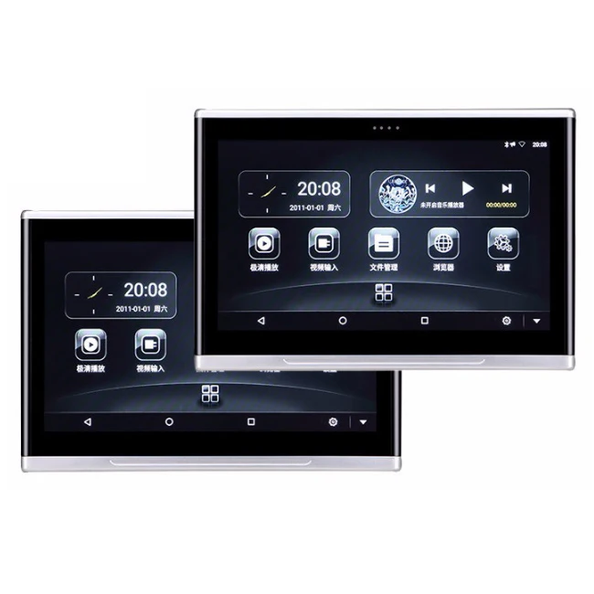 Remote Control Digital Screen Headrest DVD Bus Seat Monitor