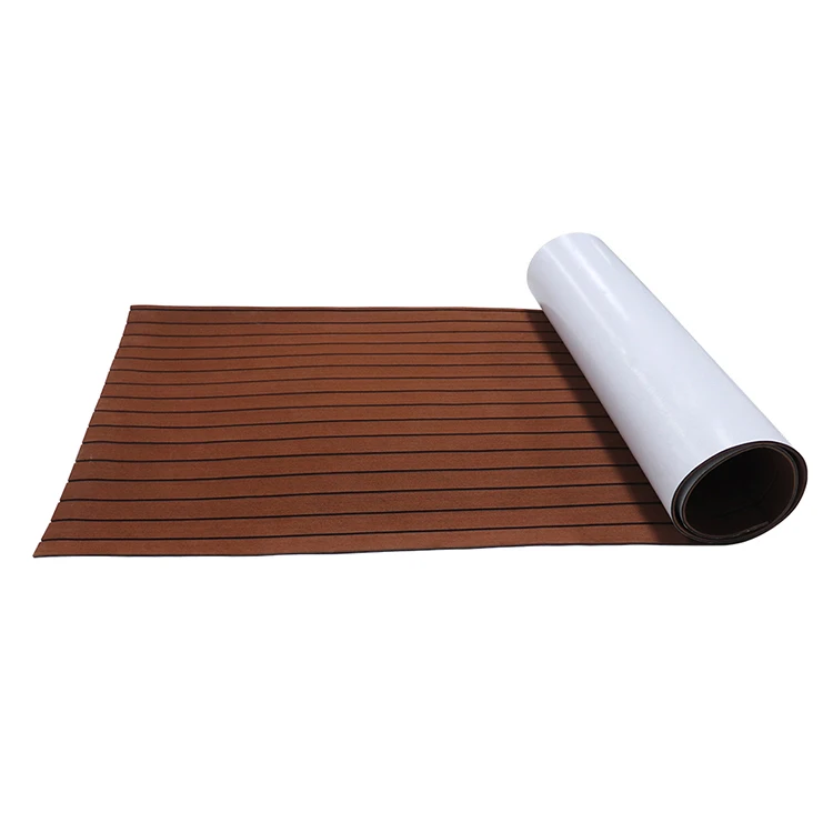 Wavefun Custom Non-Slip PE/EVA Marine Deck Boat Flooring Material With Self Adhesive