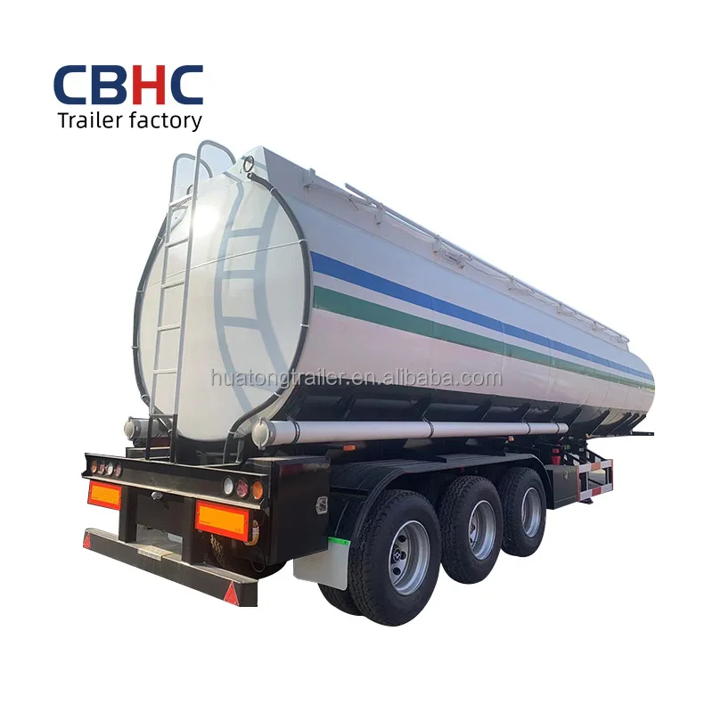 40000 Liters 3 Axle Oil Tank Fuel Tanker Semi trailer In Saudi Arabia Fuel Tanker Truck Semi-trailer