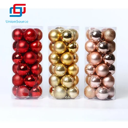 Hot Selling Multi Color Christmas Tree Ball Made By Plastic