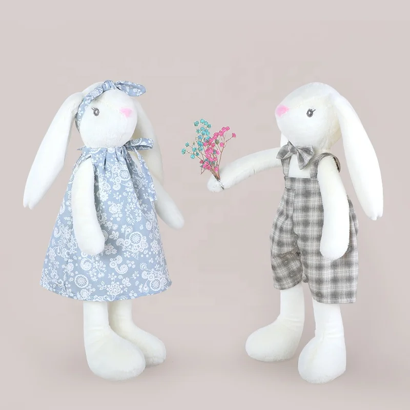 Ready To Ship 2021 new desgin manufacturer Wholesale boot bunny toys for children kids super soft stuffed plush