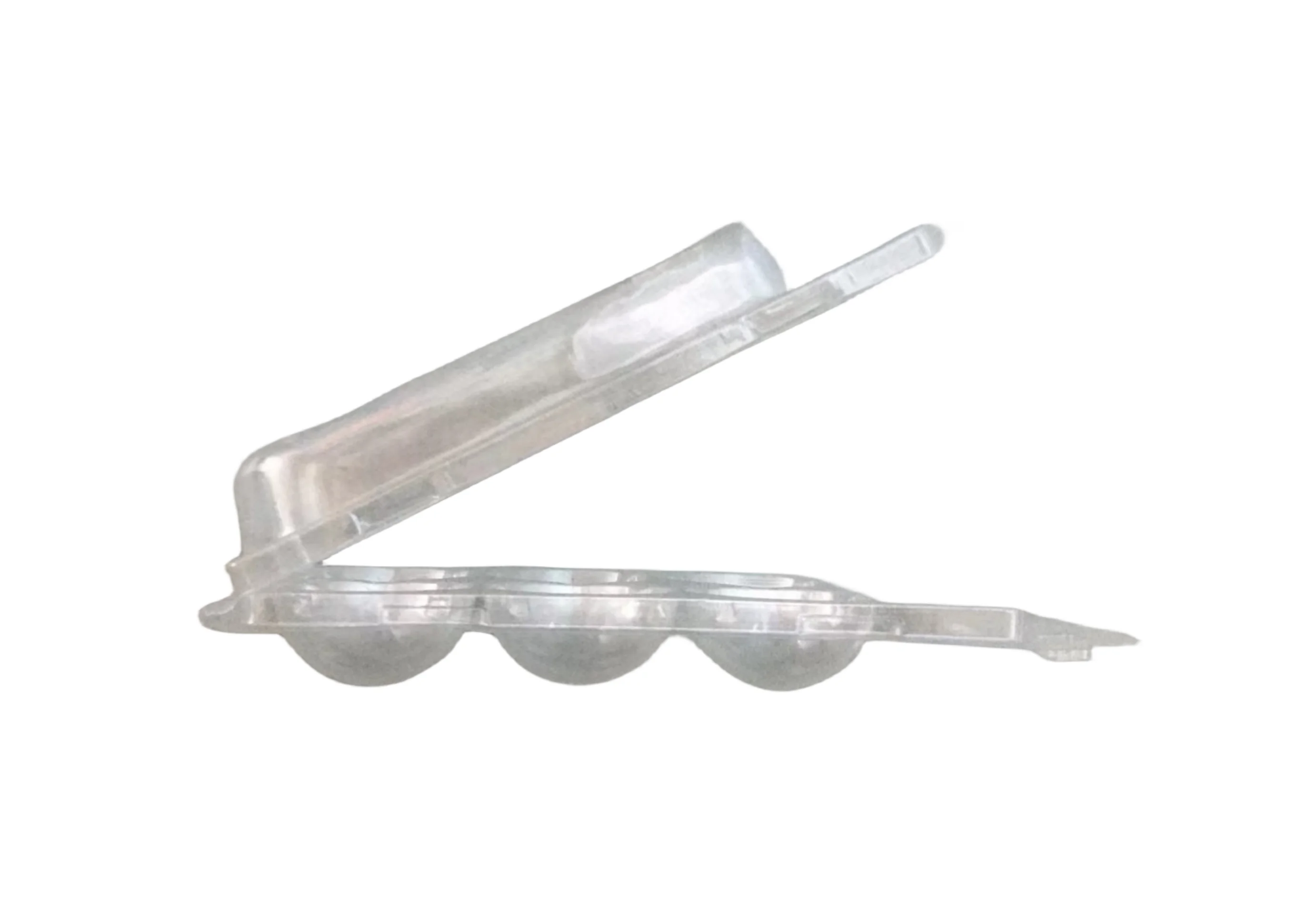 Customized Box for golf ball Plastic Clamshell Packaging with Clear Lid Plastic Boxes golf ball sleeve box