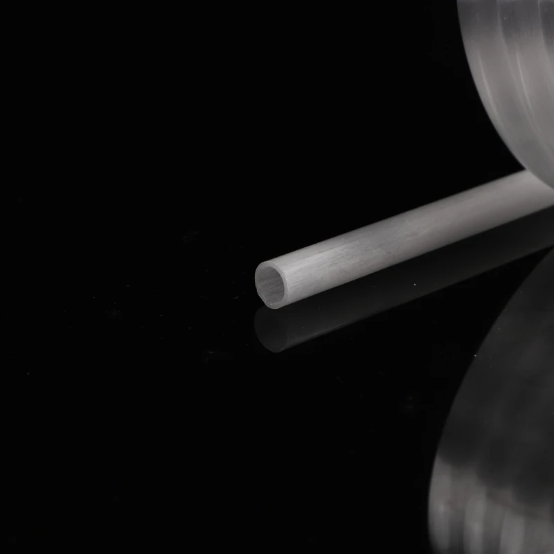Transparent Milky white Pure Quartz Glass Coil Spiral Quartz Tube