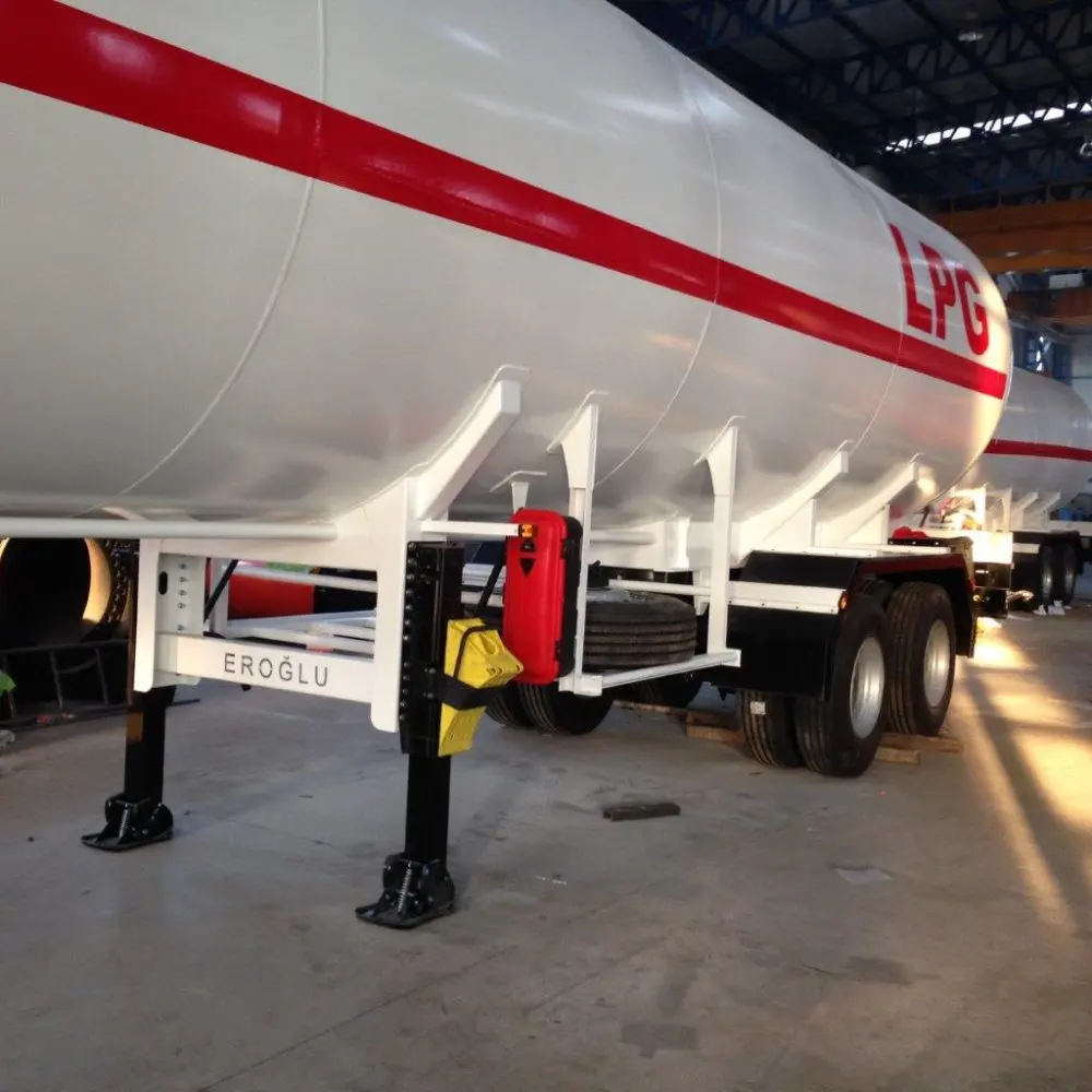 43 cbm Semi Trailer LPG Tanker Storage Tank Pressure Vessel High Pressure Hot Air Customized