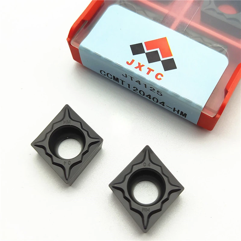 Tungsten Holding Jiangwu CCMT 120404 120408  HM JT4125 CNC lathe blade for steel parts External turning tool bar Cutting edge