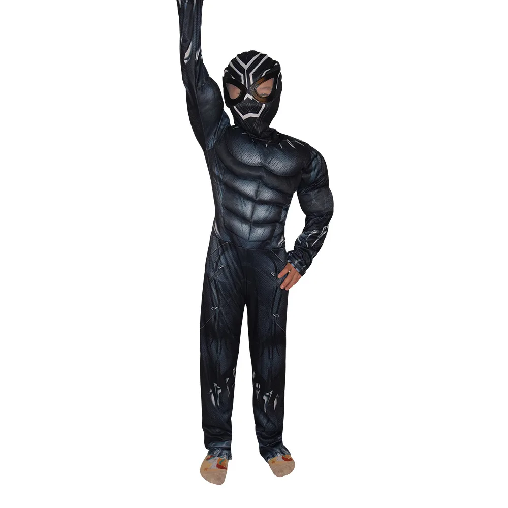 Halloween Kids Civil War Superhero Costume New Black Panther Cosplay Brave Cheetah Warrior Costume