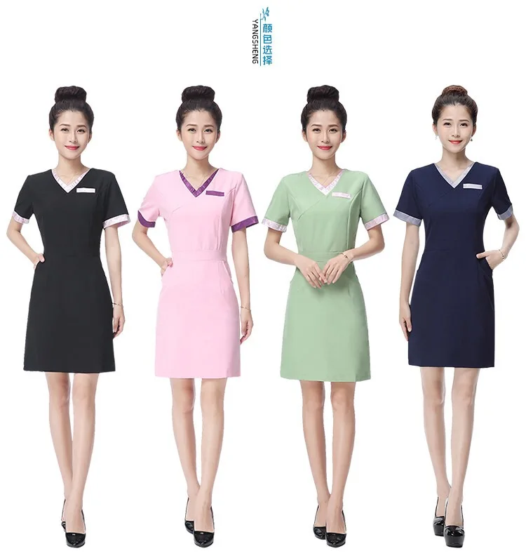 Горячая Распродажа, женская униформа для отеля, индивидуальная Униформа с логотипом для ресторана