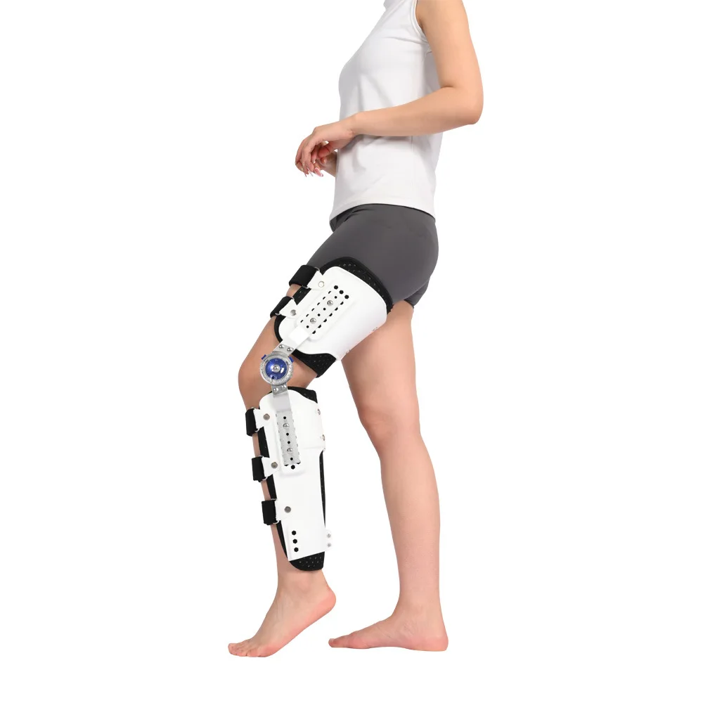 Knee Ankle Foot Support Brace Exoskeleton Orthosis Splint Lower Limb Adjustable Leg Stabilizer
