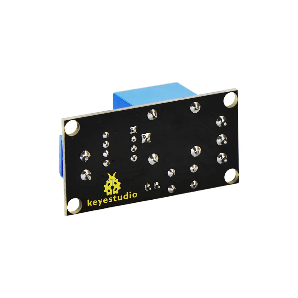  Управляемый кнопкой одноканальный релейный модуль Keyestudio 12 В для Arduino (черный и экологически чистый) кнопочное управление один канал