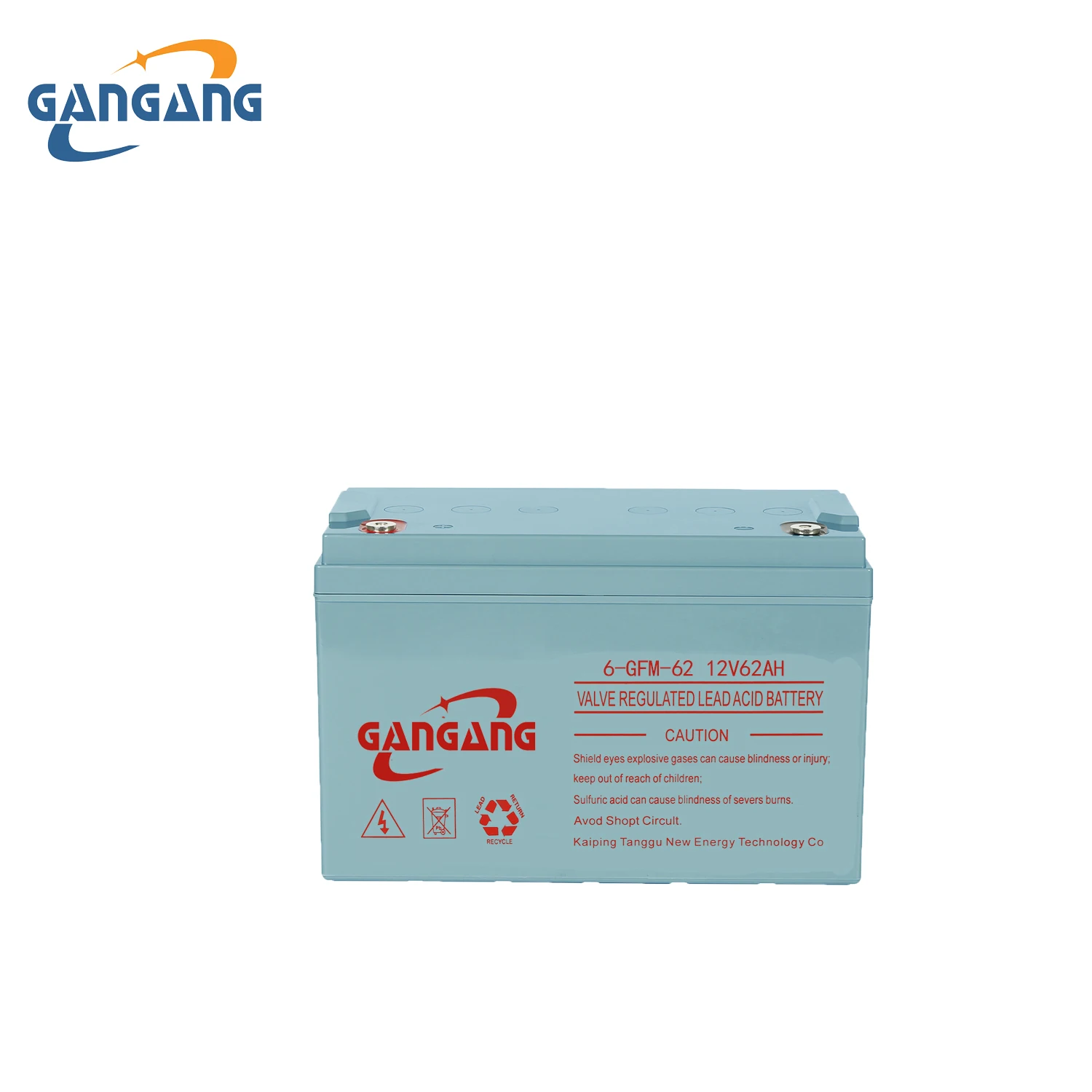 Rechargeable and Maintenance free 12V 62Ah AGM Lead-Acid UPS Battery