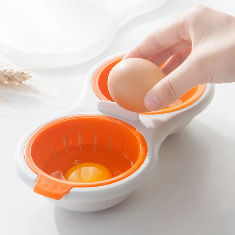 Breakfast Cooker Kitchen Novelty Gadgets Sandwich Two Egg Poacher Microwave Oven