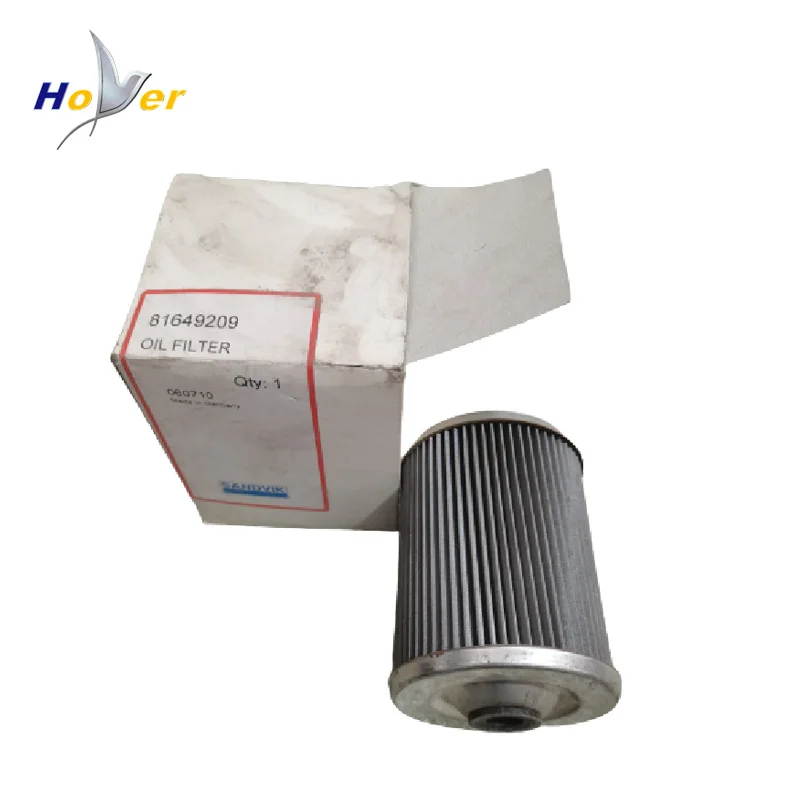 Mining Machine Parts Oil filter 81649209 for Sandvik