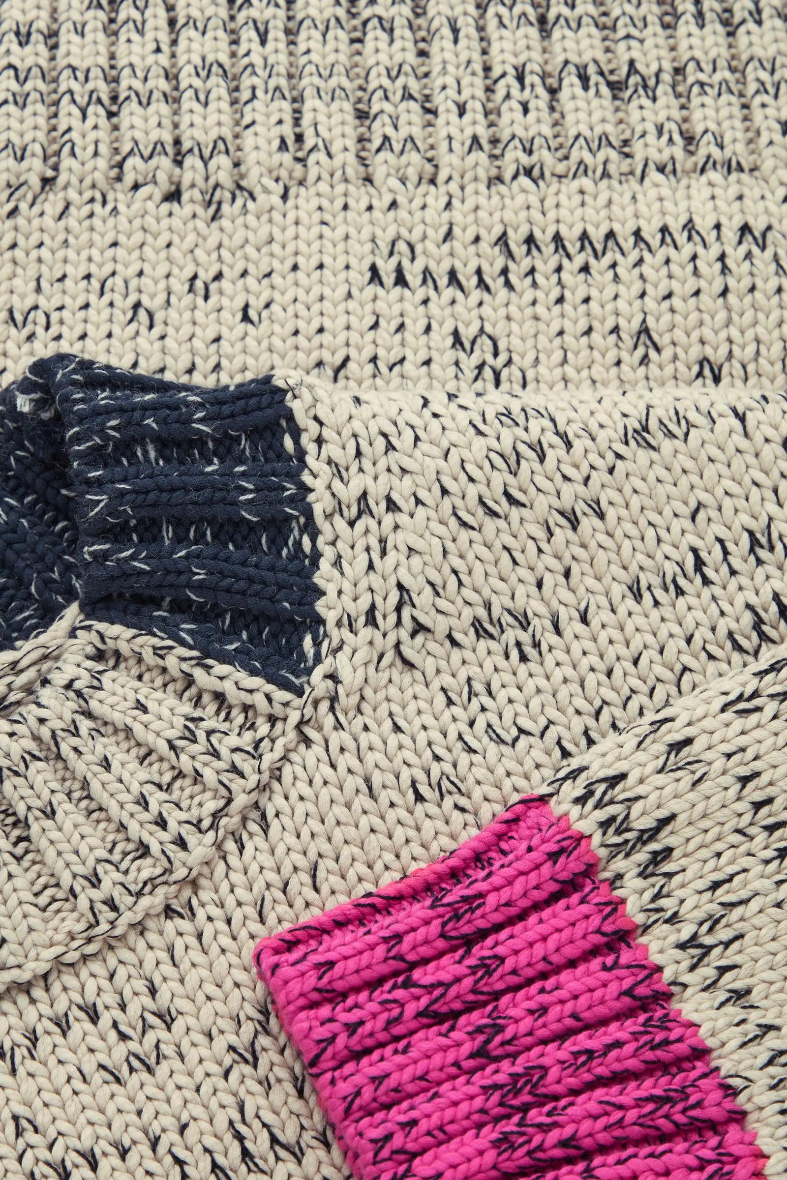 VSCOO fashion custom yarn color blocking round neck long sleeve knitted jumper women pullover sweater