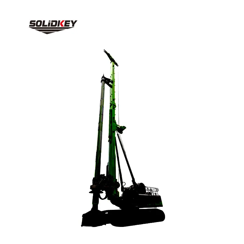 High Quality Hydraulic Borehole Photovoltaic Solar piling rig Pile Driver for Solar Project mine drilling rig machine