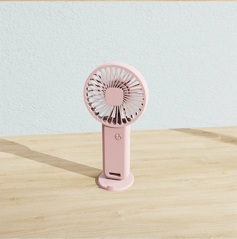 Summer new mini handheld small fan desktop multi-gear adjustment home portable usb charging air cooling fan