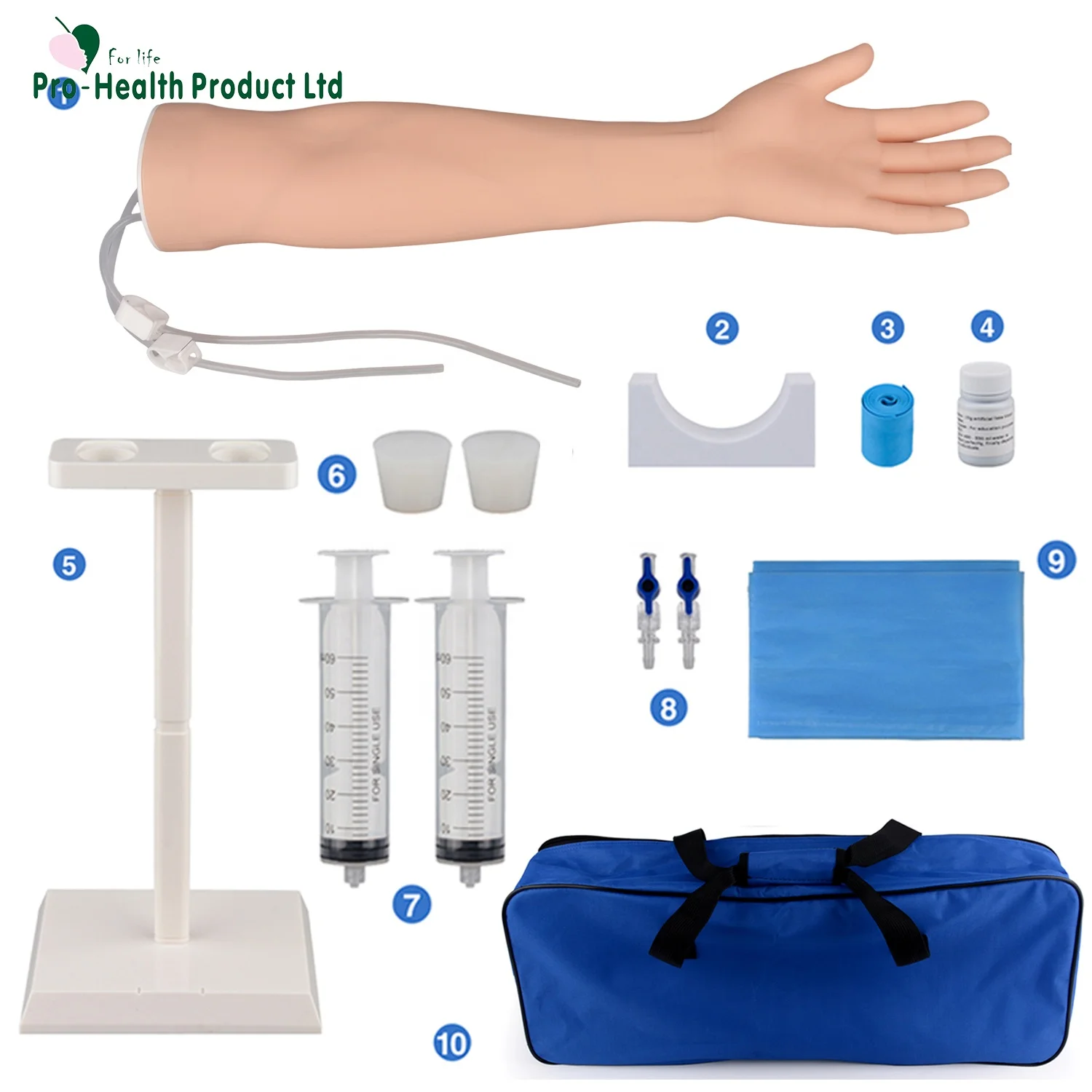 Medical Venipuncture IV Practice kit IV Simulation Arm for Nurse Training Course