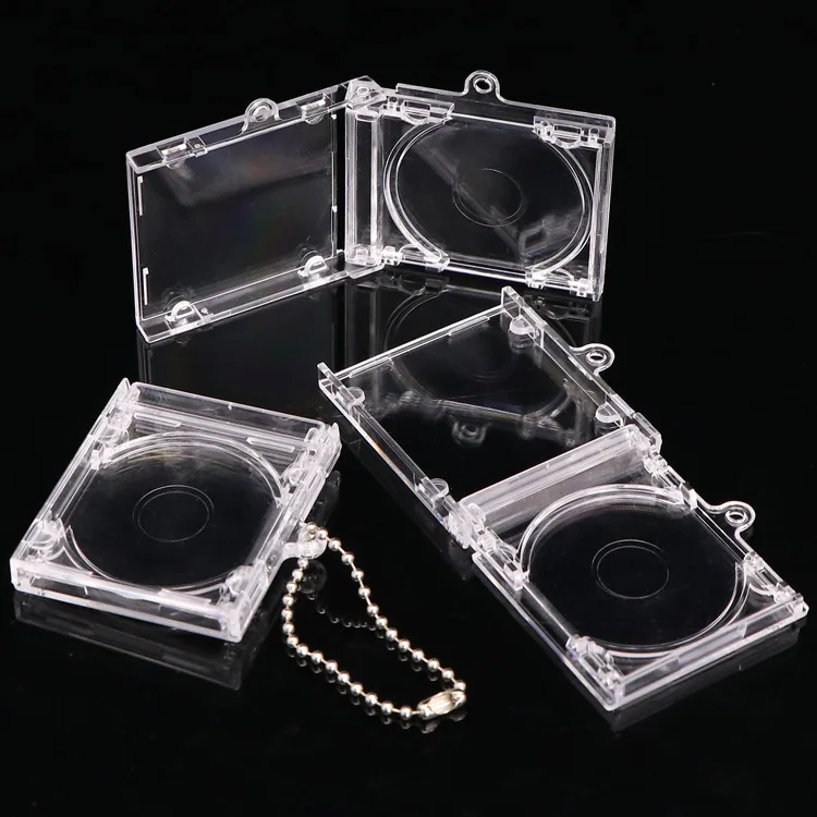 llavero jewel music r album cover disc keyring key chain acrylic custom nfc dvd keychain box mini cd cases