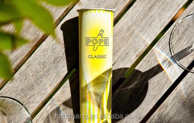 ice cream push up tubes single wall calippo tube customized design popsicle tube
