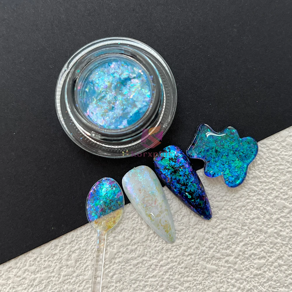 Cosmetic Candy Iridescent Nail Colorshift Multi Chrome Chameleon Eyeshadow Aurora Flakes
