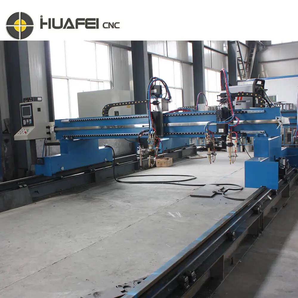 Long service life gantry cnc plasma cutter cutting machine