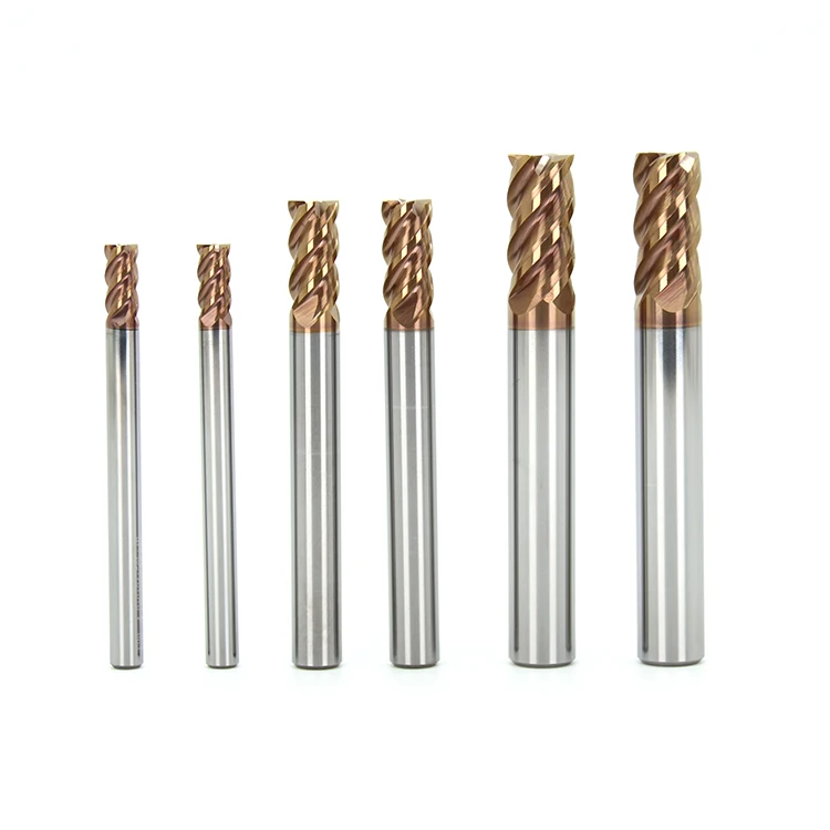 High Feed Milling Cutter U-Groove 4Flute Milling Cutters Carbide End Milling Cutter 12mm