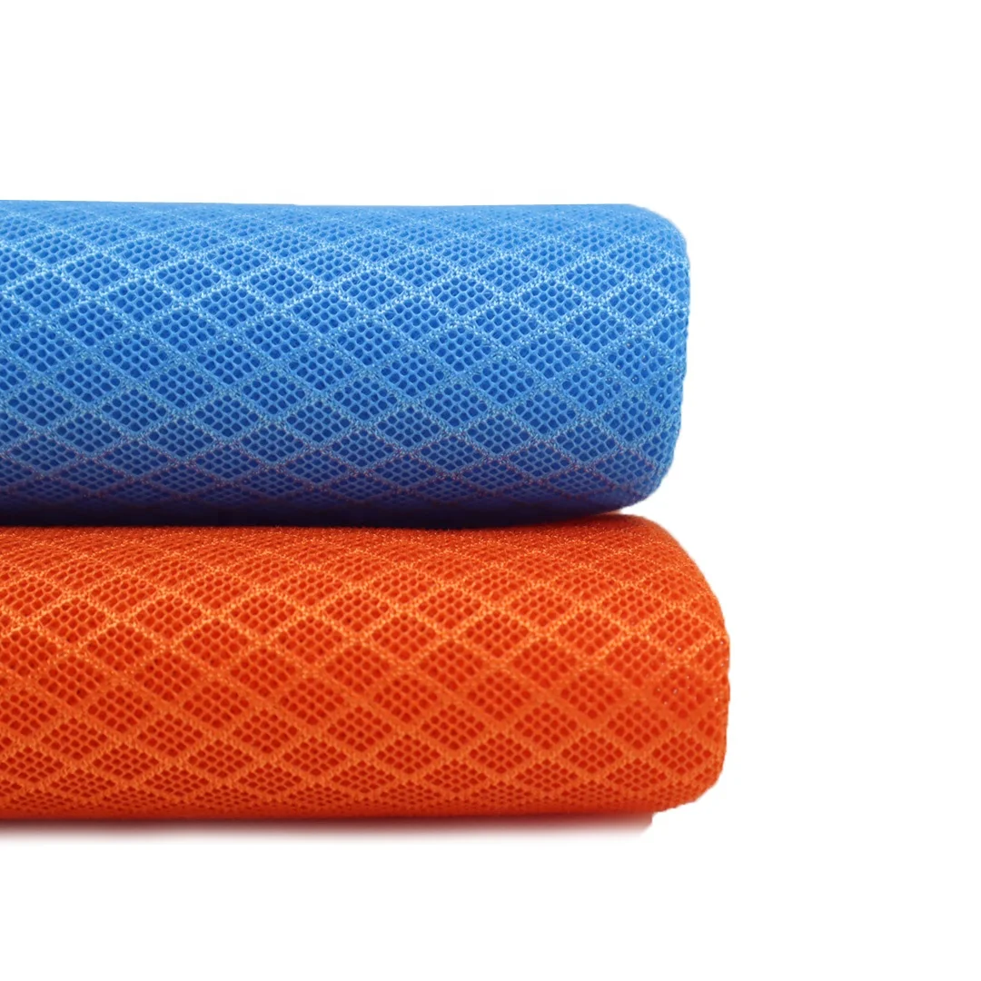 Manufacturers sell 100% polyester sandwich mesh fabric, home textiles, bags, shoes and other knitted fabrics