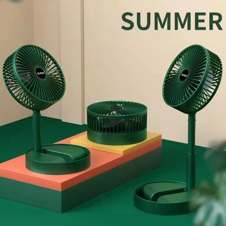 Portable mini tower & pedestal fans Air Cooler Foldable usb Stand Fan