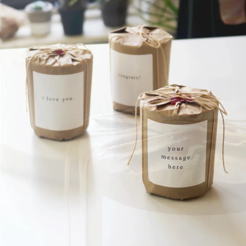 Natural Soy Wax Coconut Wax Scented Glass Jar Candles Christmas presents Christmas candles