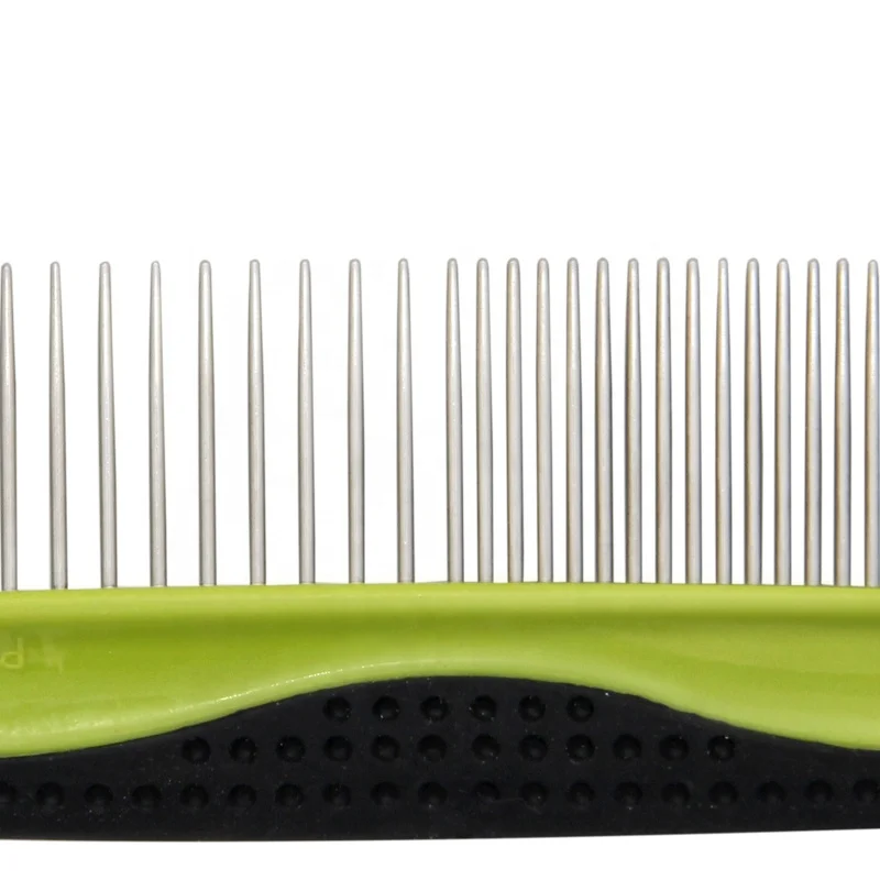 Factory Wholesale Multifunction Two Density Teeth Dog Metal Needle Hair Comb Cat Pet Grooming Comb