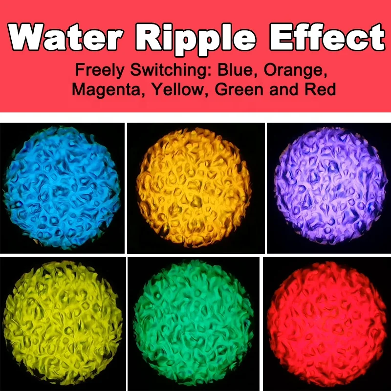 Уличный светодиодный проектор gobo с эффектом водяной волны 300