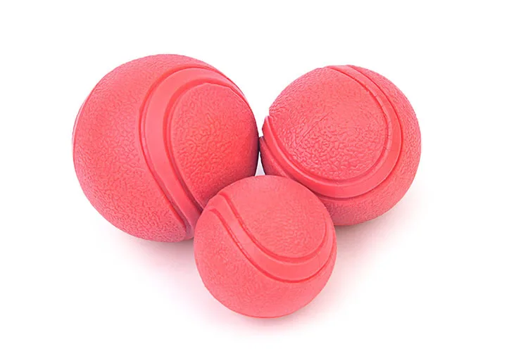 
Floating Foam Ball on a Rope Dog Toy for Pet Training Elastic toy dog pet polychromatic rubber solid ball 