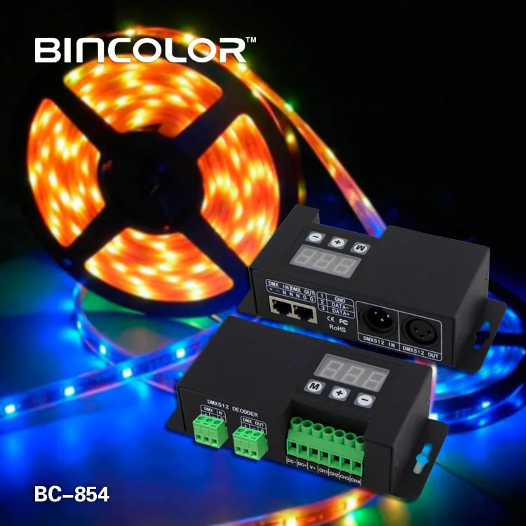 BC-854-CC High Quality 48V DMX512 Constant Current Decoder 350MA 700MA 4 Channel DMX Decoder