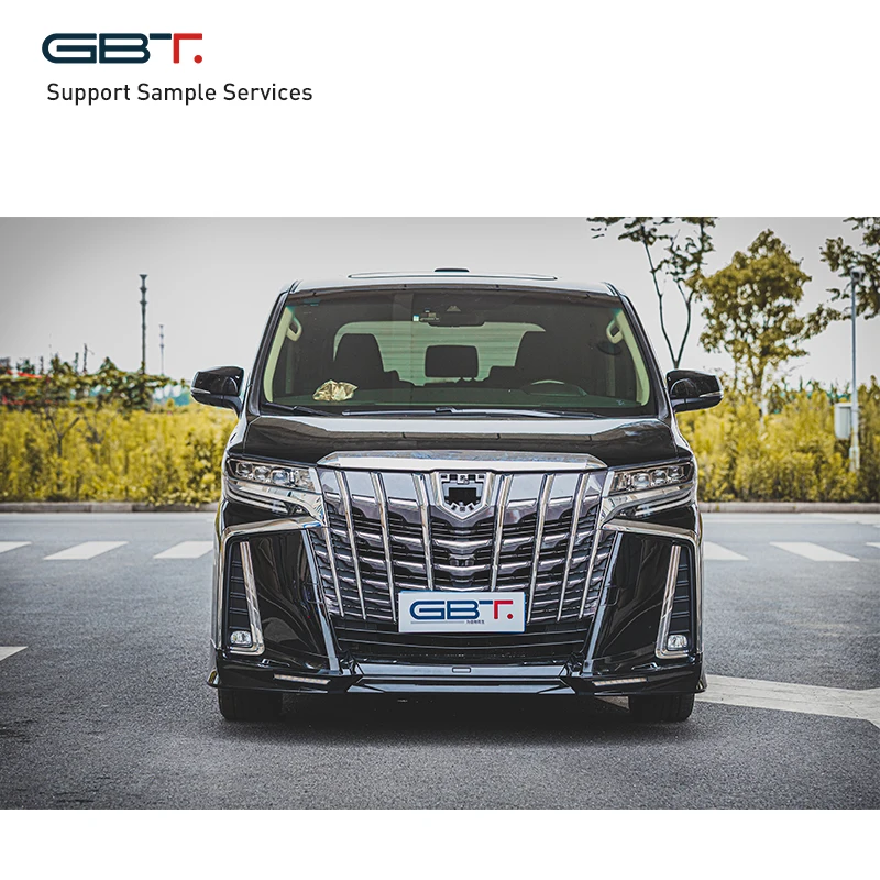 GBT Plastic for Alphard 30 series facelift conversion parts bodykit upgrade for Alphard 2019 TRD car bumper set