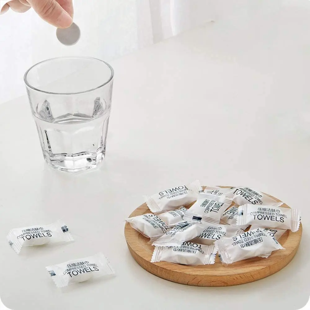 
Soft cotton towel face towel portable compressed coin outdoor household disposable mini compressed towel hotel 